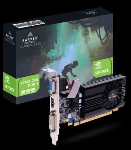 Aarvex Nvidia GeForce 610 2GB DDR3 Graphics Card