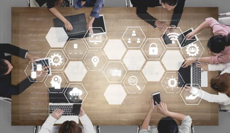 ai data technology integration business system vouch hexagon interface combining analytics cybersecurity connects systems 394913541 ACS Computers