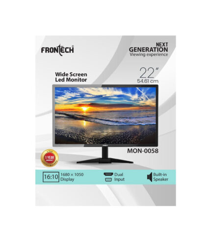 FRONTECH 22 LED MODEL MON-0058 WITH HDMI IN BUILT SPEAKER