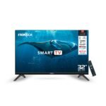 Frontech 32-inch Smart TV HD Dynamic Sound WiFi Ultra Slim 512GB/4GB Memory IR Remote Major OTT Access (TV-0003)