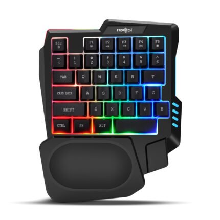 Frontech Wired RGB Backlight Gaming Keyboard 35 Mechanical Key USB Plug & Play 1.35m Cable 1 Year Warranty