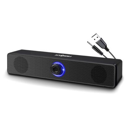 Frontech 1.0 USB Speakers with RGB Lights 10W Power AUX/USB (SPK-0008)