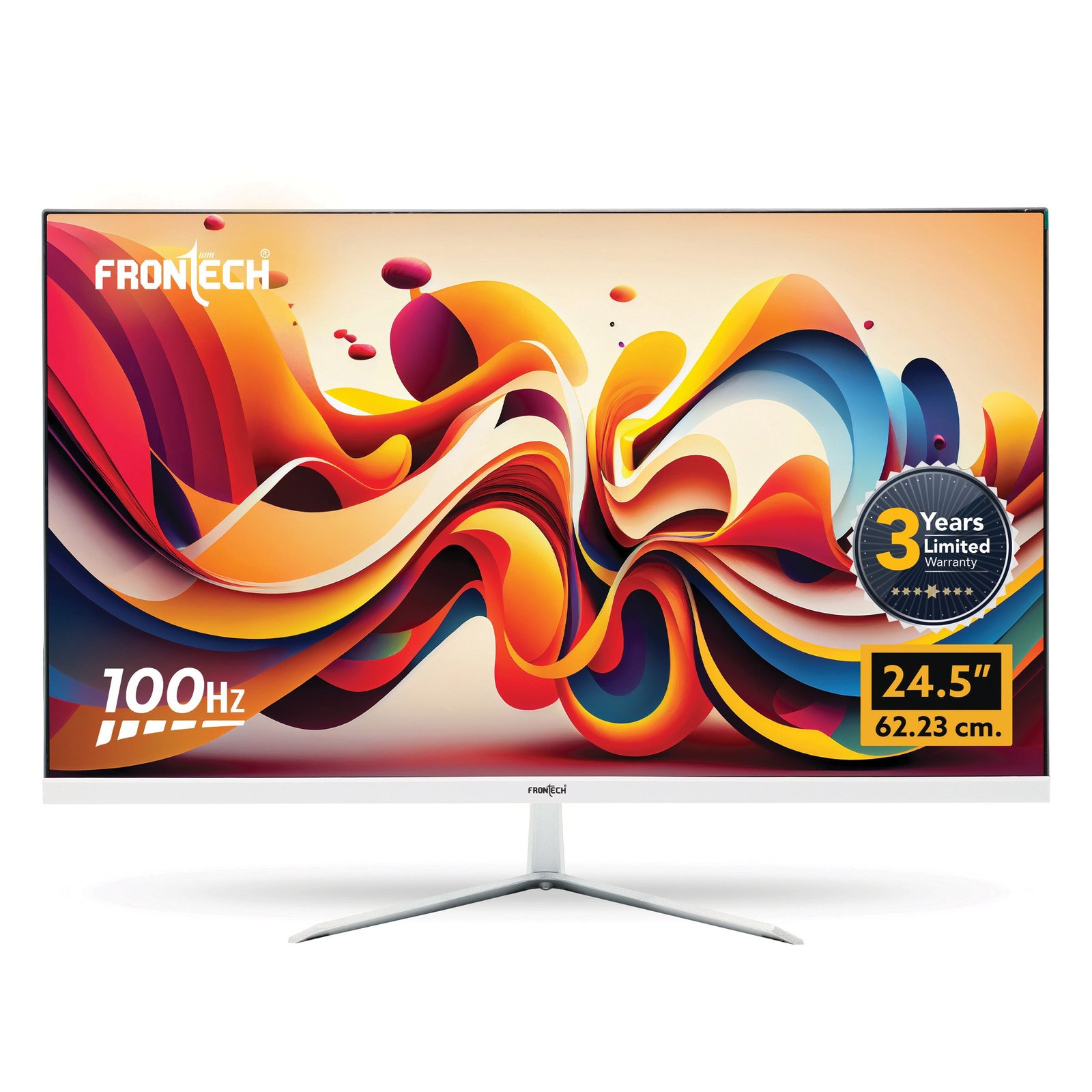 1_W_7d59cd51-32a5-49f6-90a3-a45f18f4d6e7.jpg Frontech 24.5 inch LED Monitor 100Hz 1920x1080 Wall Mountable Ultra Slim Bezel HDMI & VGA 8ms Built-in Speaker Ultima Series 3 Years Warranty - Image 1