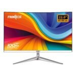 Frontech 22 inch Curved LED Monitor 100Hz 1920x1080 Wall Mountable Frameless HDMI & VGA 5ms Ultima Series 3 Years Warranty