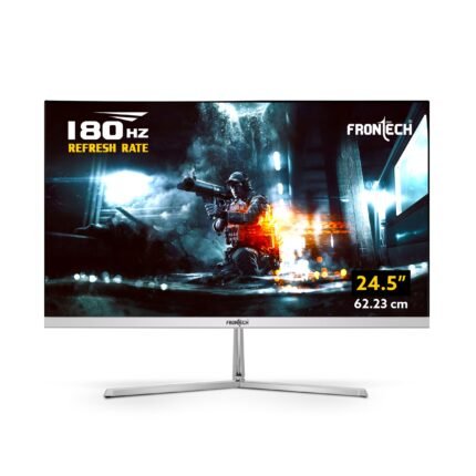 Frontech 24.5 inch LED Gaming Monitor 180Hz 1920x1080 Wall Mountable Frameless HDMI & VGA 8ms Built-in Speakers 3 Years Warranty
